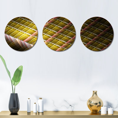 Abstract Wall Decor on Metal