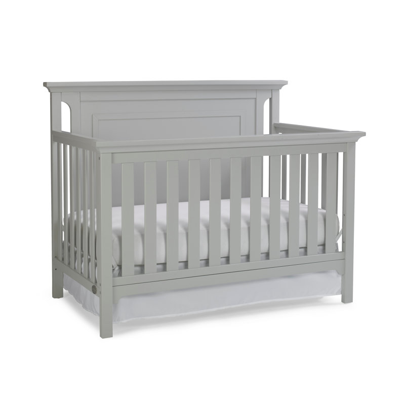 Lit de bébé convertible 4-en-1 Lakeland, Gris