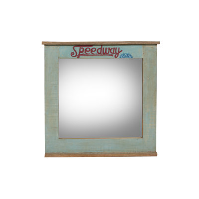 Grantham Wood Flat Wall Mirror