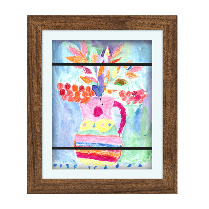 Cadre ouvert pour enfants avec sangles élastiques 10 x 12,5 po Fromberg, Café