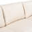 Lejon Outdoor 3-Piece Acacia Wood Rope Woven Conversation Set