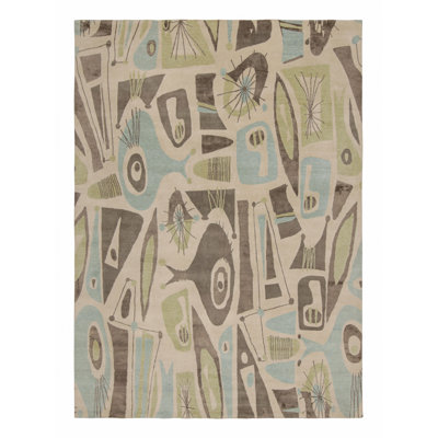 One-of-a-Kind Rectangle 10'1" X 14' Hand Knotted Area Rug