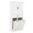 Bathroom Laundry Cabinet With Two Laundry Baskets, 65.8" Tall Bathroom Storage Cabinet With Doors And Drawer, Adjustable Shelf-205144863