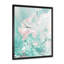 «Green And Pink», reproduction d'art encadrée sur toile-67393933-67393931