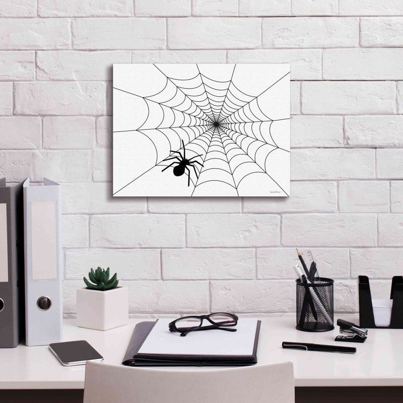 'Spider Web I' by Lettered & Lined, Giclee Canvas Wall Art, 12" H x 16" W x 0.75" D
