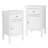 2pc White Nightstands
