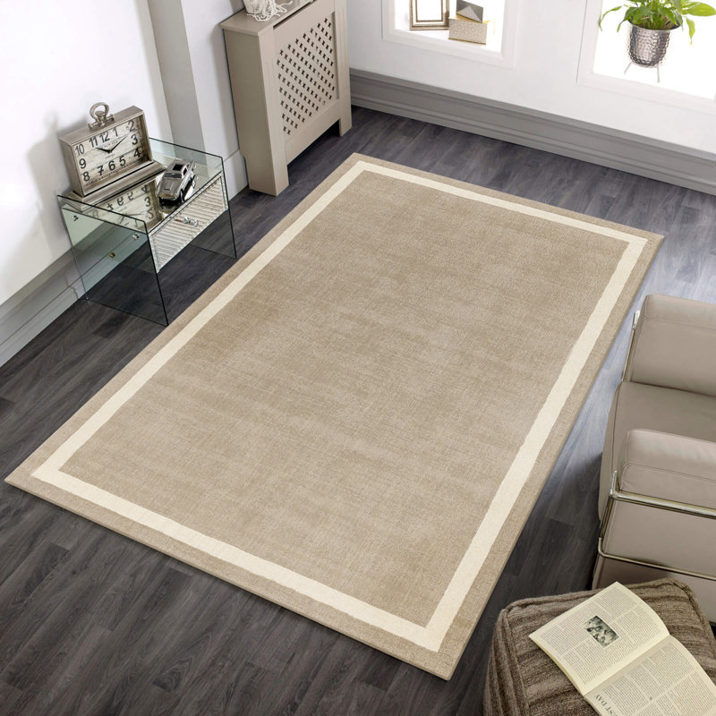 Anyi Hand Loomed Beige Rug, Runner 68 x 240cm