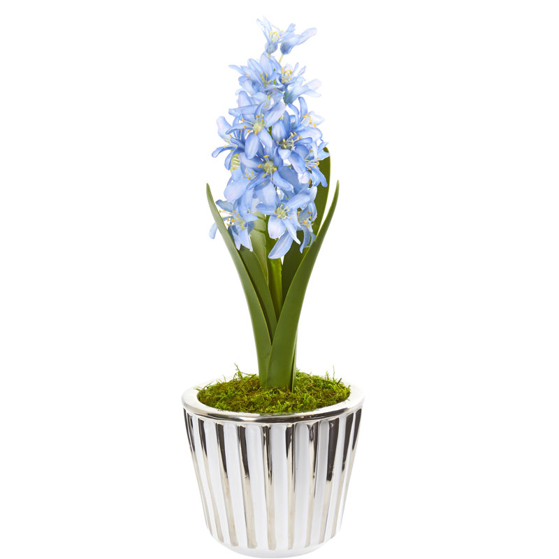 ensemble 2 pièces de Jacinthe artificielle en pot
