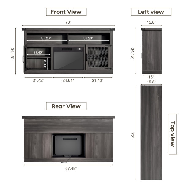 Winston Porter Minocqua 12.2'' W Electric Stove