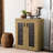 6-shelf Engineered Wood Shoe Cabinet Golden Oak