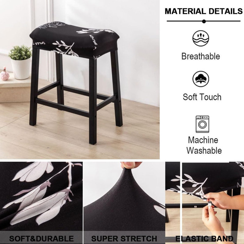 Fabric How To Cover A Stool Cushion Fabric Diy Bar Stool Covers