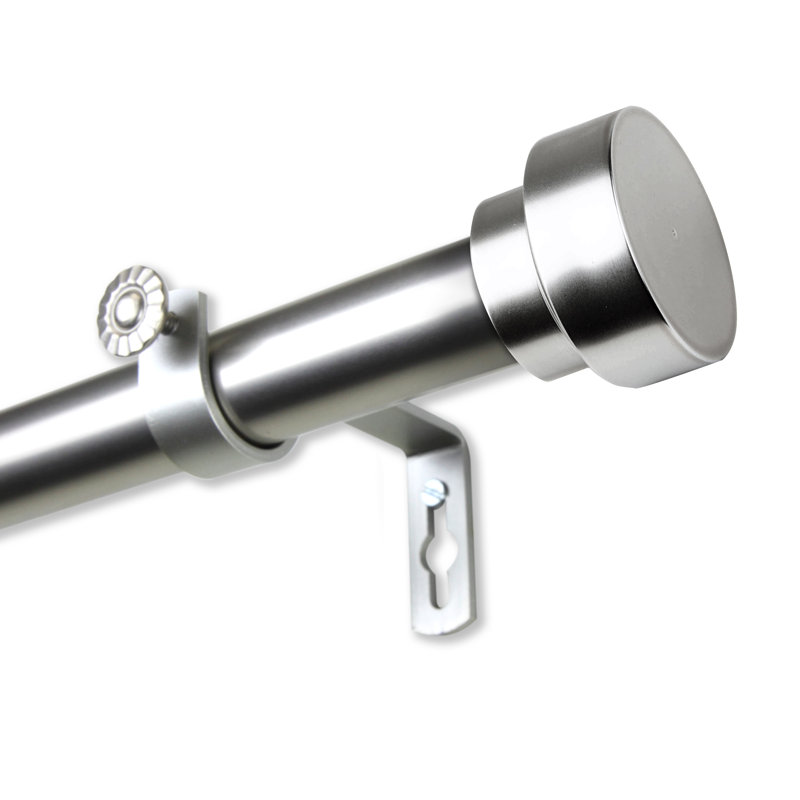  Tringle à rideaux 1 po Coronet, 120" - 170", Nickel