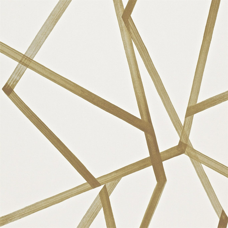 Sumi 10.05m x 68.6cm Wallpaper Roll, Ivory/Mustard