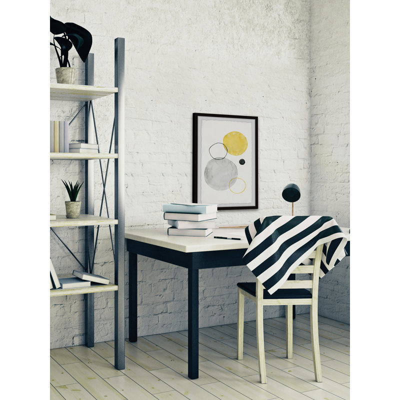 Linked Circles - Single Picture Frame Painting, 45 cm H x 38 cm W
