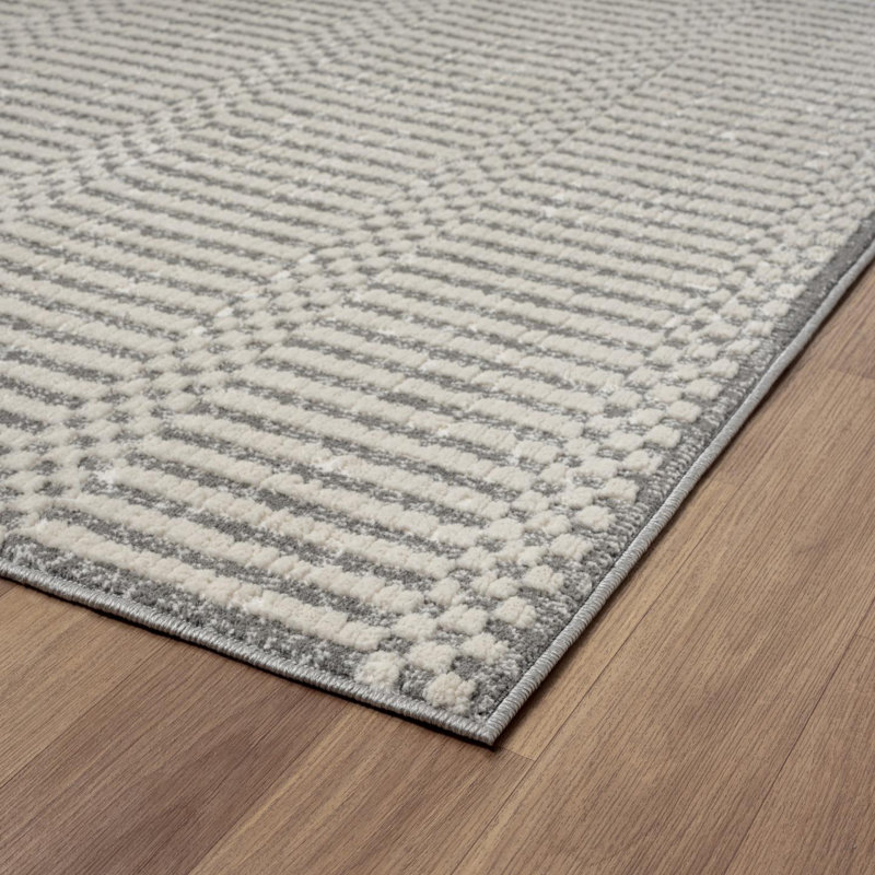 Geometric Area Rug, Rectangle 7'7" x 10'2"