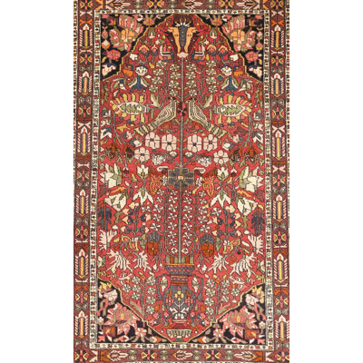 Tapis orange Southwestern