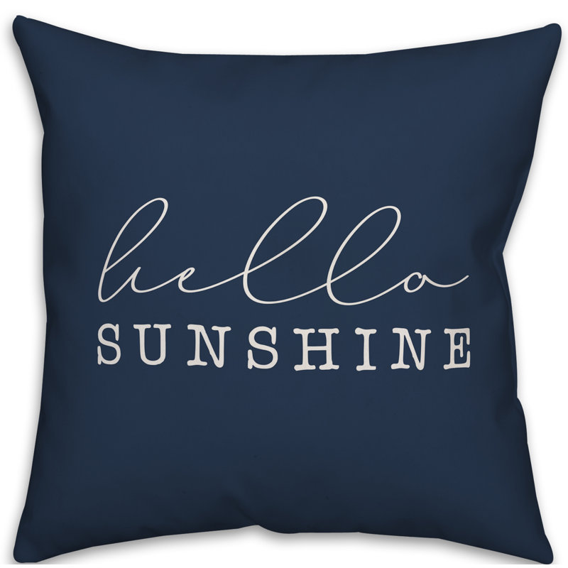  Housse de coussin carré et insert, 16 po x 16 po, Marine