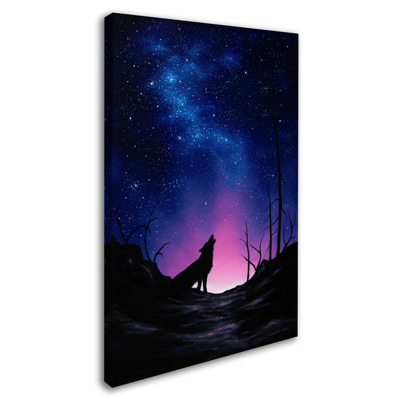 « starry nuits », reproduction d’impression sur toile tendue, H 24 po x l 16 po