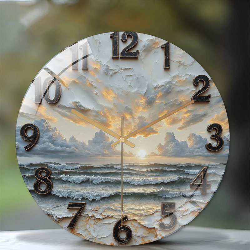 Horloge murale Ocean Waves