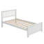 Lit plateforme en bois avec tête de lit, pied de lit et lattes en bois-603136050