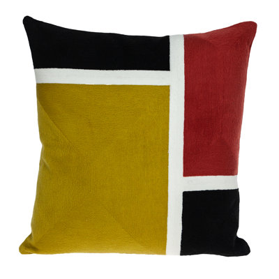 Parkland Collection Kenzo Yellow Throw Pillow
