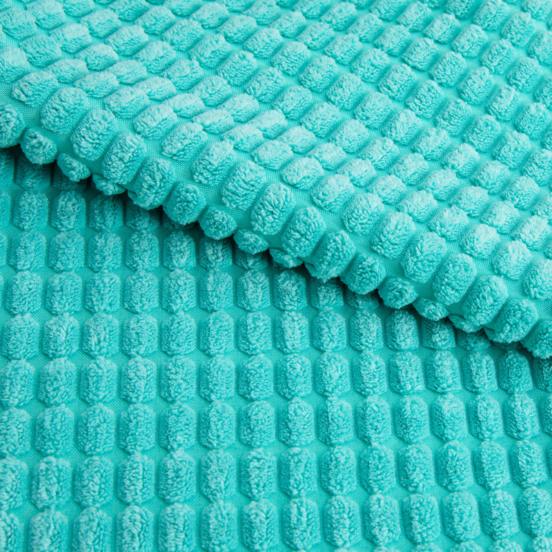Housse de coussin carré en velours côtelé, H 18 po x l 18 po, Citron