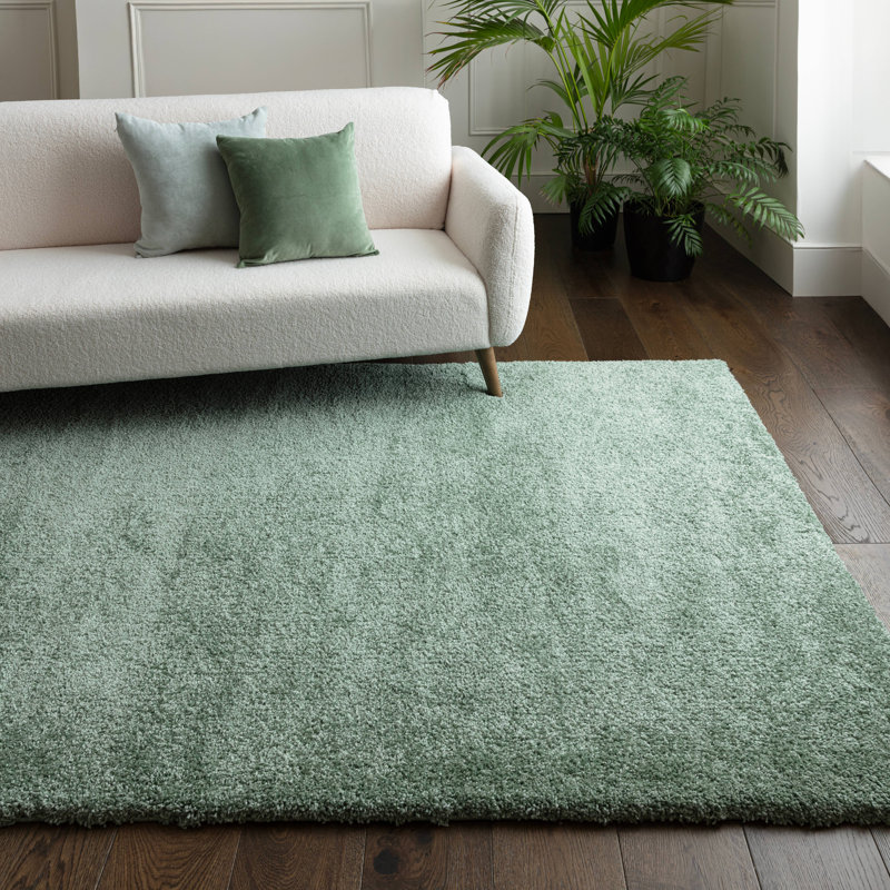 Taiwo Shaggy Sage Area Rug, Rectangle 160 x 230 cm