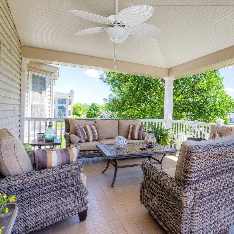 Palm Valley 52" Indoor and Outdoor Ceiling Fan with Light, White