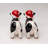 Cosmos Gifts Cow's Wearing Christmas Hat Salt & Pepper Shaker Set