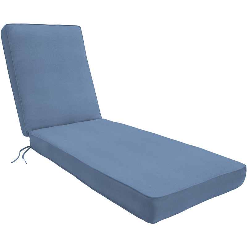 Sunbrella Outdoor Chaise Lounge Coussin, 26", 32", Mangue phare