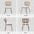 Sirine Linen Modern Side Chair with Rattan Back-1717631063