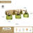3-light Vintage Vanity Light With Tulip Green Glass Shades - Bathroom Armed Wall Sconce For Bedroom, Kitchen, Living Room & Washroom-1817673372-1817673363-1817673361