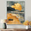 Golden Coastal Beach Sunset - reproduction d'art mural plage-684582834-646089936