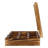 Wooden Spice Box with 12 Containers with Wooden Spoon