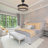 Vandela 42"  Crystal Ceiling Fan with Remote Control, and Reverse Function