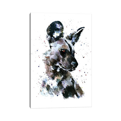 " African Wild Dog Pomp " Painting Print