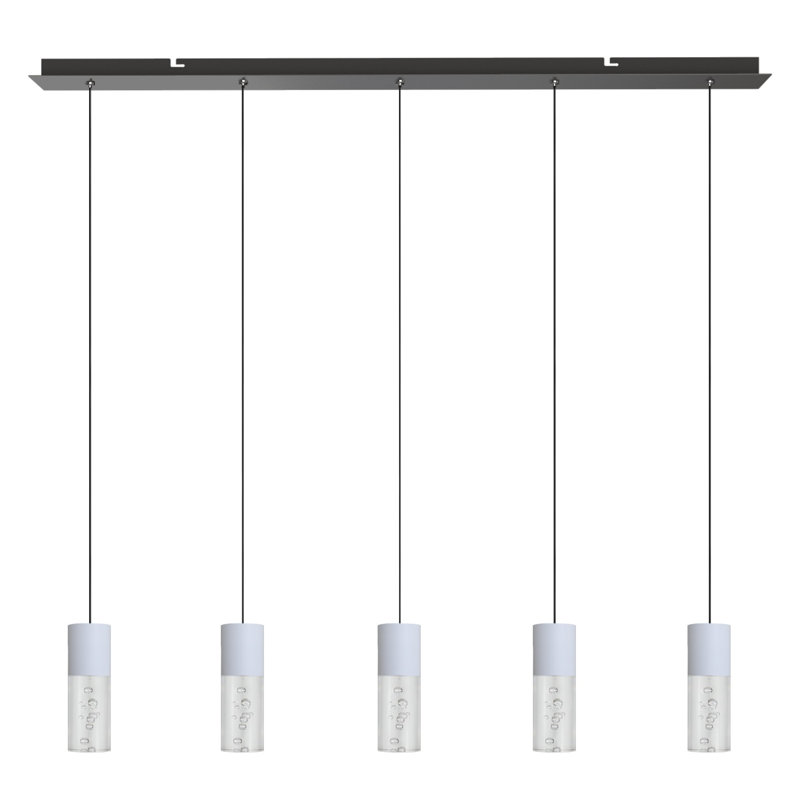Andromedae 5 - Light Kitchen Island Pendant, White