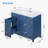 36.00'' Single Bathroom Vanity with Resin Top-101293596