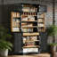 Garde-manger Farmhouse avec 8 tablettes de porte