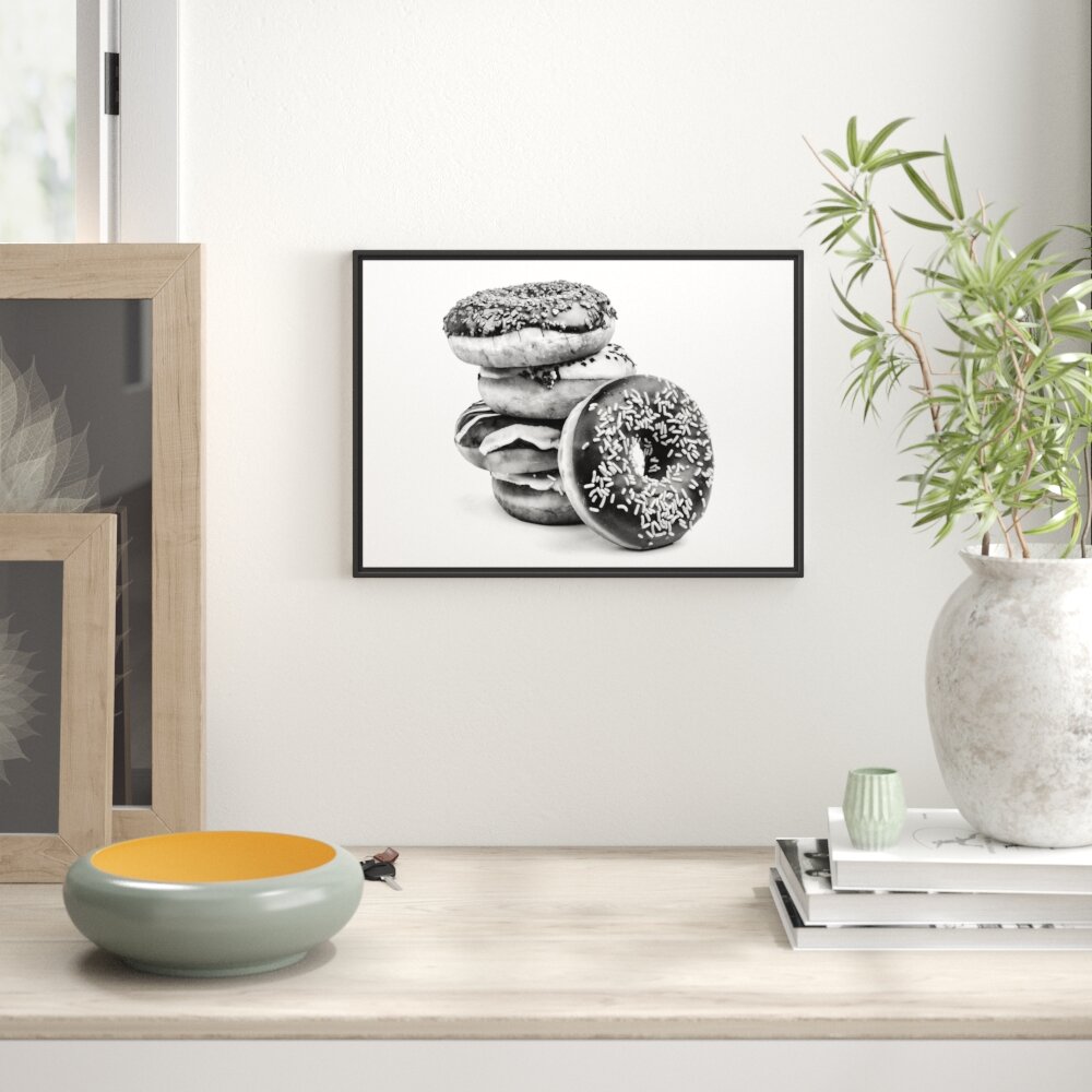 Gerahmtes Wandbild Süße Donuts