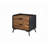 ACME Jiranty Accent Table, Walnut & Black Finish