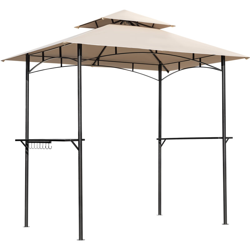Pavillon de jardin 8 pi x 5 pi avec toit à 2 niveaux