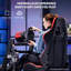 Anman Pro Racing Simulator Cockpit Aluminum with Red Seat Fit Logitech Thrustmaster, Not Include Steering wheel & Wheels & Pedals and Shifter Handbrake