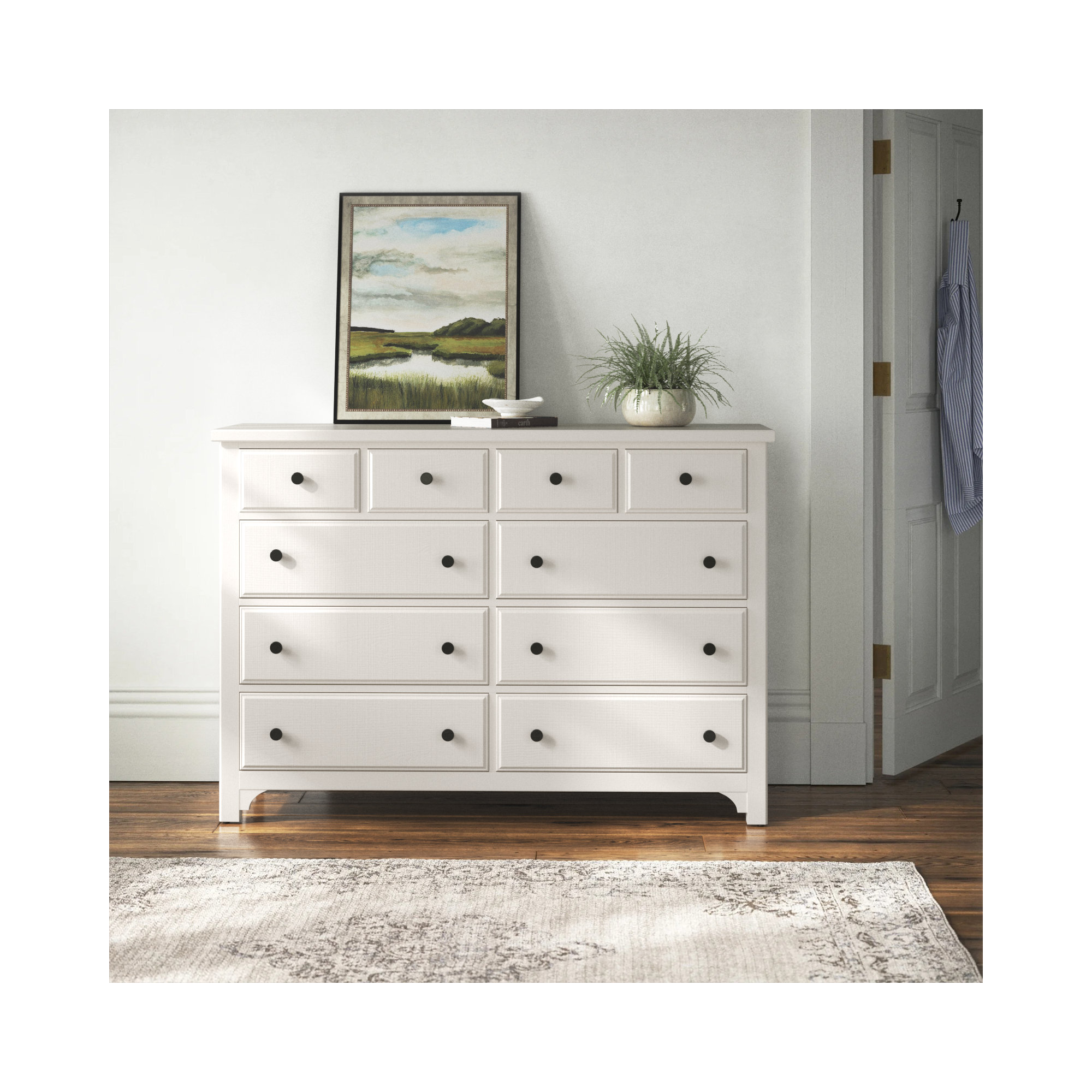Westin 8 - Drawer Double Dresser, Soft White