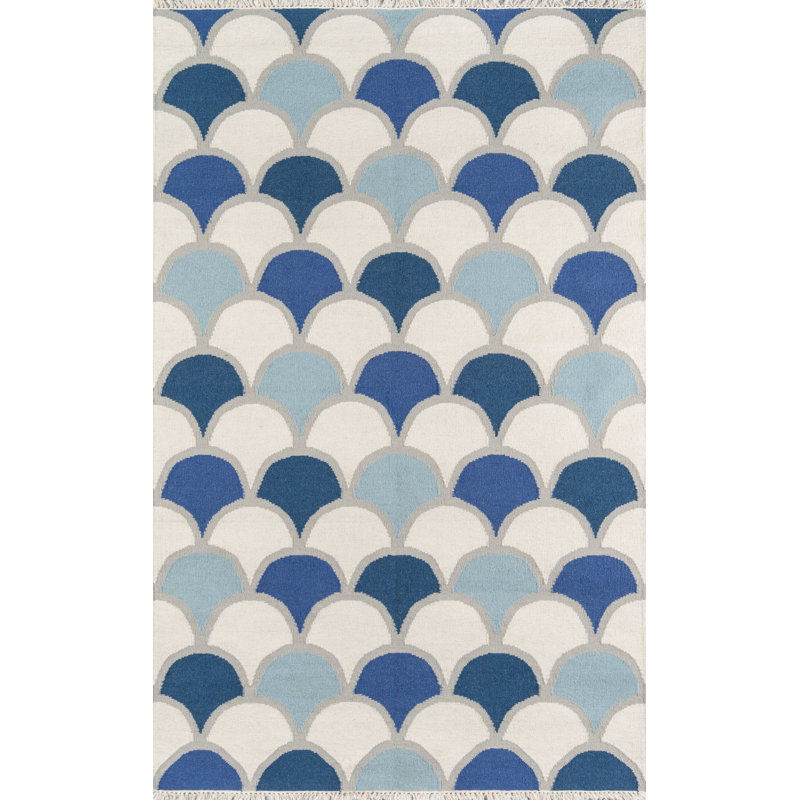 Evah Wool Geometric Indoor Rug, Rectangle 3'6" x 5'6"