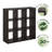 Furinno Cubicle Open Back Decorative Cube Storage Organizer, 4-Cube, Dark Oak-1242548529-1236626856