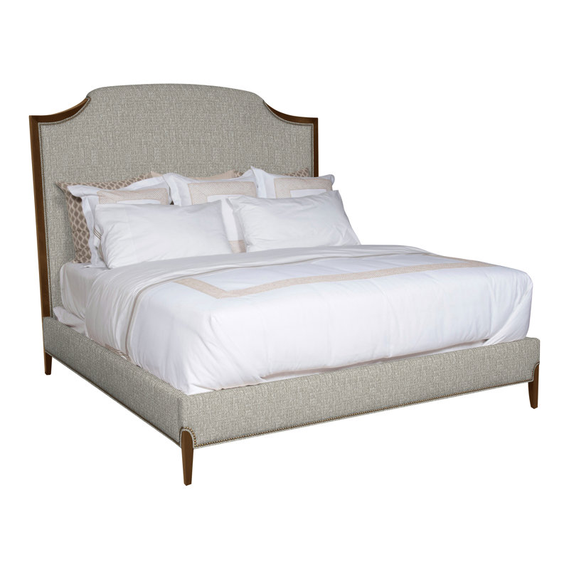 Lillet Solid Wood Bed, Tarbee Pebble, Yes, Dove Gray