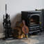 Vida Knight Soldier Iron Fireplace Tool Set
