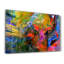 Élégante peinture murale en verre trempé de 13,8 po x 21,7 po | 100% verre trempé, épaisseur: 0,16 pouce | Imprimé UV pour des couleurs éclatantes | Parfait pour la décoration intérieure, le salon et les espaces de bureau