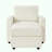 Upholstered Accent sofa with Ottoman-2028518476